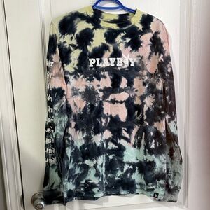 PLAYBOY Multicolor Tie-Dye Long Sleeve Shirt